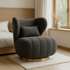 Charcoal Texture Boucle