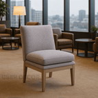 Ash Lavender Fine Boucle-Suede Blend
