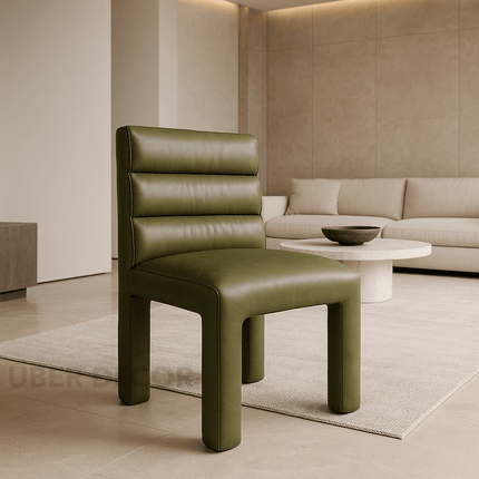 Merrin Modern Side Chair Custom Made Sculptural Design with Layered Back Ideal for Dining Room Bedroom or Lounge