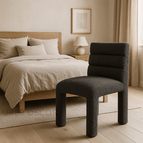 Black Textured Boucle