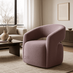 Muted Lavender Fuzzy Boucle