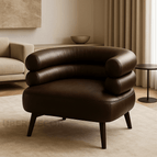 Dark Brown Leatherette