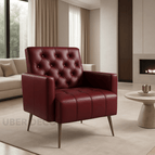 Burgundy Leatherette