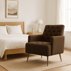 Coffee Textured Boucle