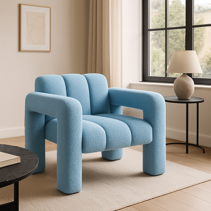 Avira Regal Bedroom Accent Chair - Comfy Reading Nook Chair for Home