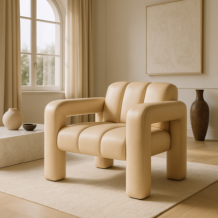 Avira Regal Bedroom Accent Chair - Comfy Reading Nook Chair for Home