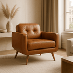 Light Brown Leatherette