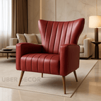 Wine Red Leatherette