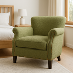 Pistachio Green Textured Boucle