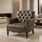 Warm Grey Leatherette