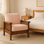 Baby Pink Textured Boucle