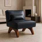 Navy Blue Leatherette