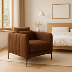 Coffee Textured Boucle