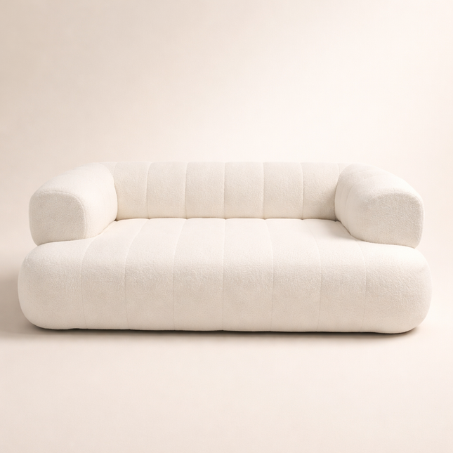 CloudHaven Nordic Style Curved Sofa – Ultra-Soft Luxury Couch for Living Room and Lounges