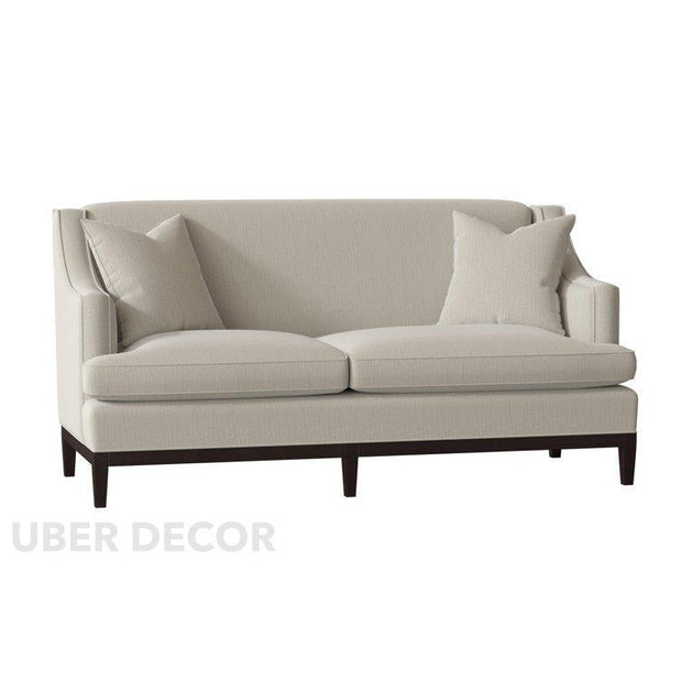 Durban 60" Upholstered 2‑Seater Loveseat – Elegant Accent Sofa for Refined Living Spaces - Uber Decor