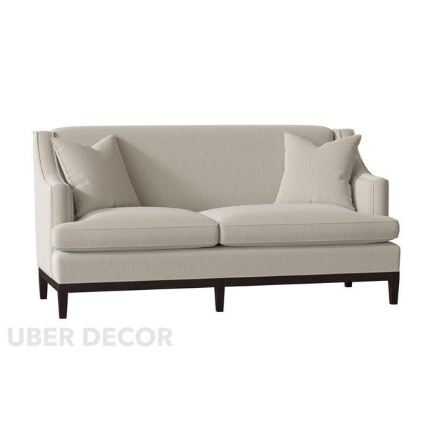 Durban 60" Upholstered 2‑Seater Loveseat – Elegant Accent Sofa for Refined Living Spaces - Uber Decor
