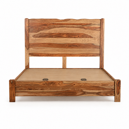ChestnutRise Handcrafted Panel Bed for Timeless Indian Homes