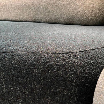 Pebble Cobblestone Curved Fabric Sofa – Artistic Rock-Inspired Modular Design Sofa Set for Living Room