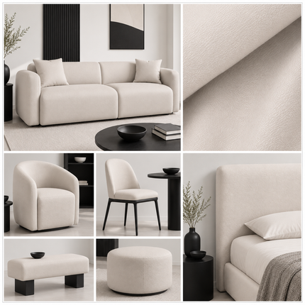 DONALD - Upholstery Fabric- Fawn