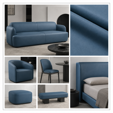 DONALD - Upholstery Fabric- Dark Teal