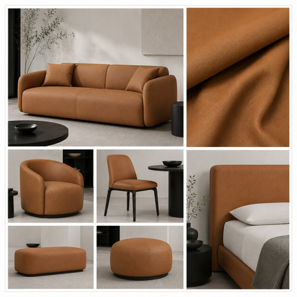 DONALD - Upholstery Fabric- Mustard