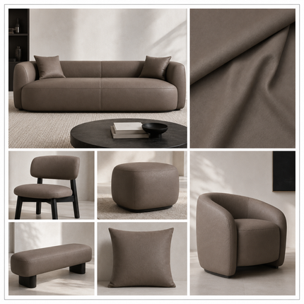 DONALD - Upholstery Fabric- Chiku