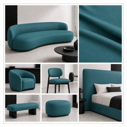 DONALD - Upholstery Fabric- C.Green