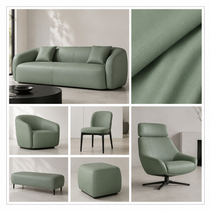 DONALD - Upholstery Fabric- Pista.Green