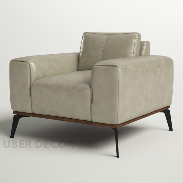 Calmora Lounge Chair – Mid‑Century Modern Japandi Accent Chair | Customize for Living Room or Lounge - Uber Decor
