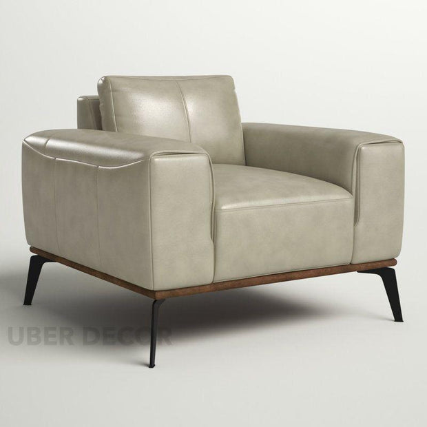 Calmora Lounge Chair – Mid‑Century Modern Japandi Accent Chair | Customize for Living Room or Lounge - Uber Decor