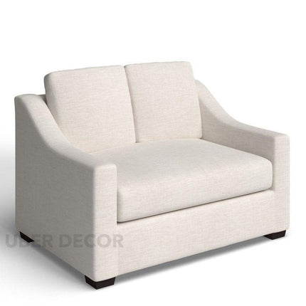Cairo 55.5" Upholstered 2‑Seater Couch – Sleek Compact Sofa for Modern Living