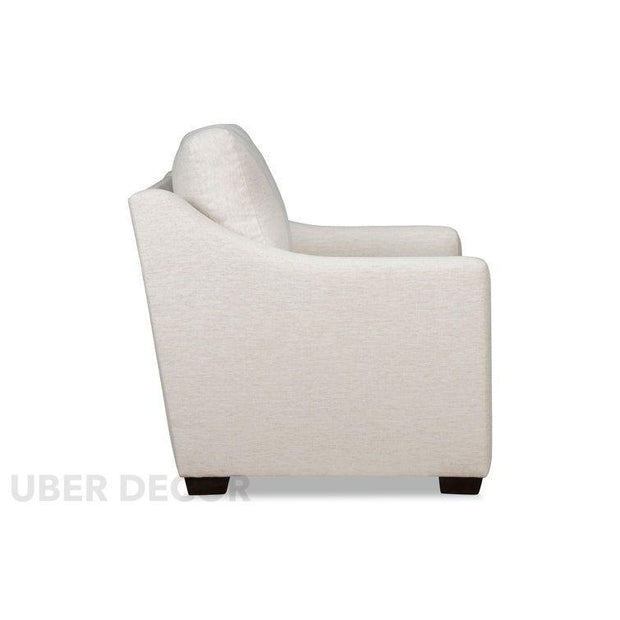 Cairo 55.5" Upholstered 2‑Seater Couch – Sleek Compact Sofa for Modern Living - Uber Decor