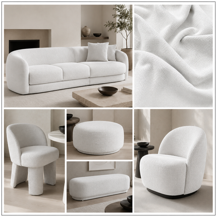 MILANO - Upholstery Fabric- Cream
