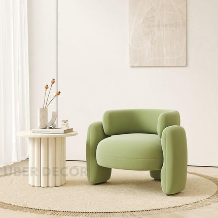 Eisha Accent Chair – Light Luxury Single Person chair, Small Unit Living Room Lazy Chair
