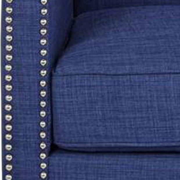 Rhesia- Traditional Style Square Shaped Embellished Upholstered Armchair for Living Room or Study - Uber Decor