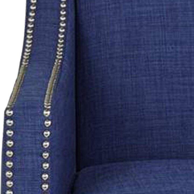 Rhesia- Traditional Style Square Shaped Embellished Upholstered Armchair for Living Room or Study - Uber Decor