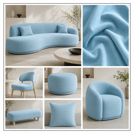 MILANO - Upholstery Fabric- Denim