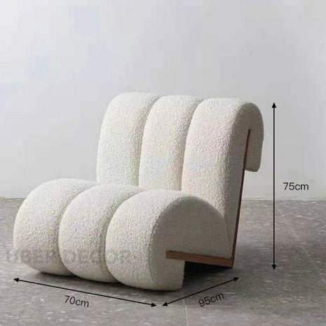 Alba Nest – Modern Lounge Chair for Living Room & Hotel Spaces - Uber Decor