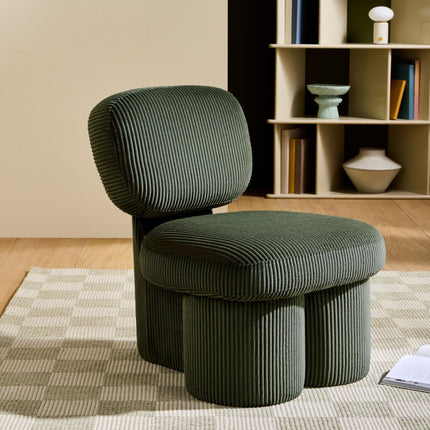 Prism Rest Kids Room Chair Mid Century Modern Scandinavian Inspired Upholstered Fixed Base Creative Chair Living Room and Bedroom