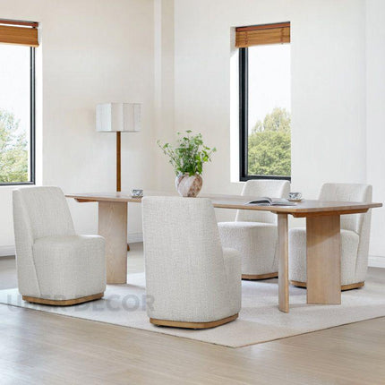 ArcLinea Modern Dining Chair Set of 2 Contemporary Minimalist Custom Made Design Ideal for Dining Room Kitchen Dining Area - Uber Decor