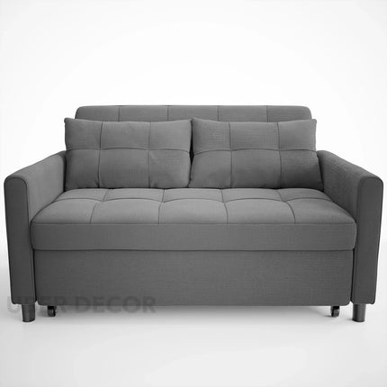 Buenos Sleeper Sofa Bed- Small Compact 3 in 1 Sleeper Sofa for Small Living Room or Guest Room - Uber Decor