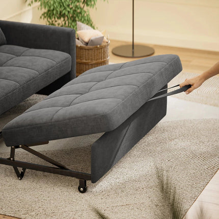 Buenos Sleeper Sofa Bed- Small Compact 3 in 1 Sleeper Sofa for Small Living Room or Guest Room - Uber Decor