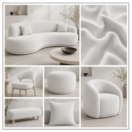 MILANO - Upholstery Fabric- Grey