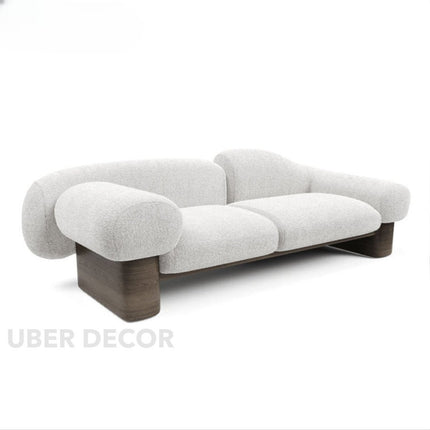 Auckland Designer Sofa Modern Japandi Luxury Couch with Asymmetric Arms
