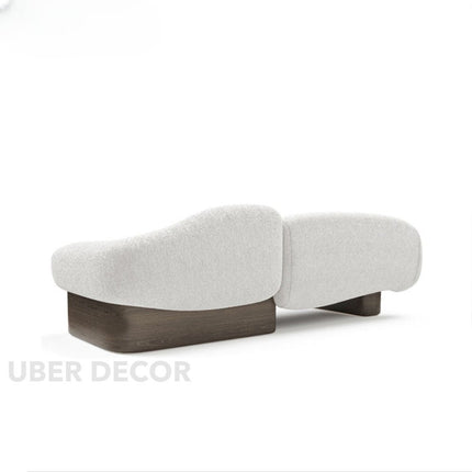 Auckland Designer Sofa Modern Japandi Luxury Couch with Asymmetric Arms