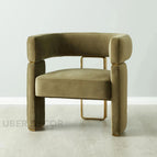 Olive Taupe Suede Velvet