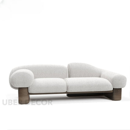 Auckland Designer Sofa Modern Japandi Luxury Couch with Asymmetric Arms