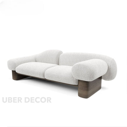 Auckland Designer Sofa Modern Japandi Luxury Couch with Asymmetric Arms