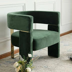 Deep Emerald Green Suede Velvet
