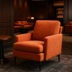 Dusty Terracotta Fine Boucle-Suede Blend